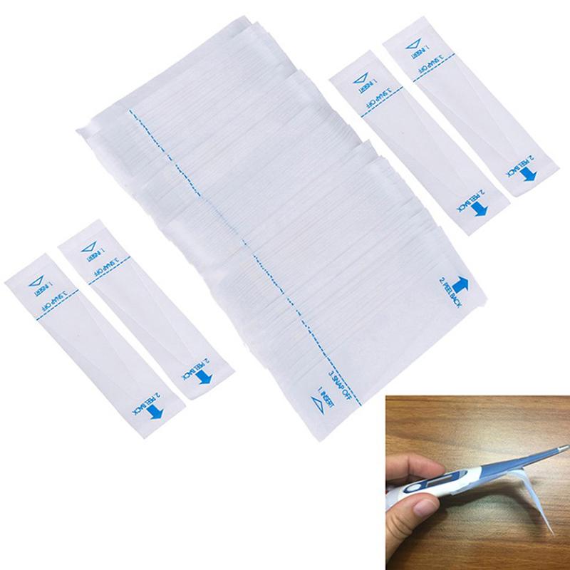 100Pcs/Set Digital Thermometer Probe Cover Disposable Protector Electronic Cover