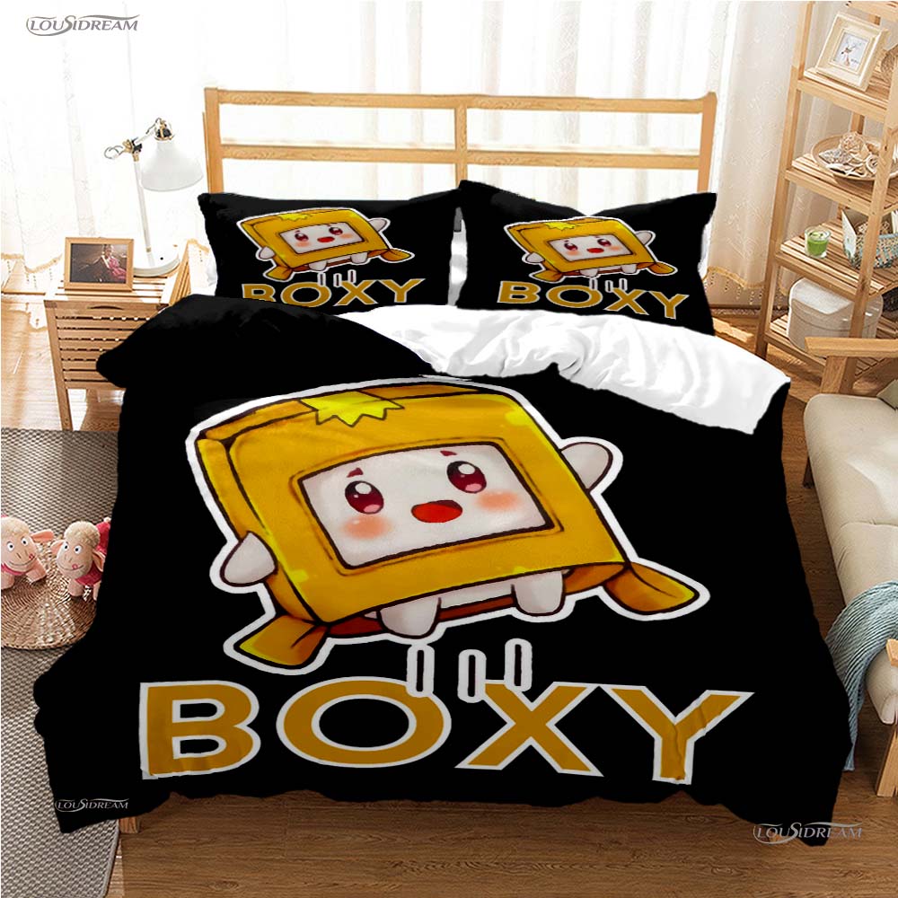 Box Cartoon Casal All Season Duvet Cover Comforter Bedding Sets Soft Quilt Cover And Pillowcases Boys Single/Double/Queen/King