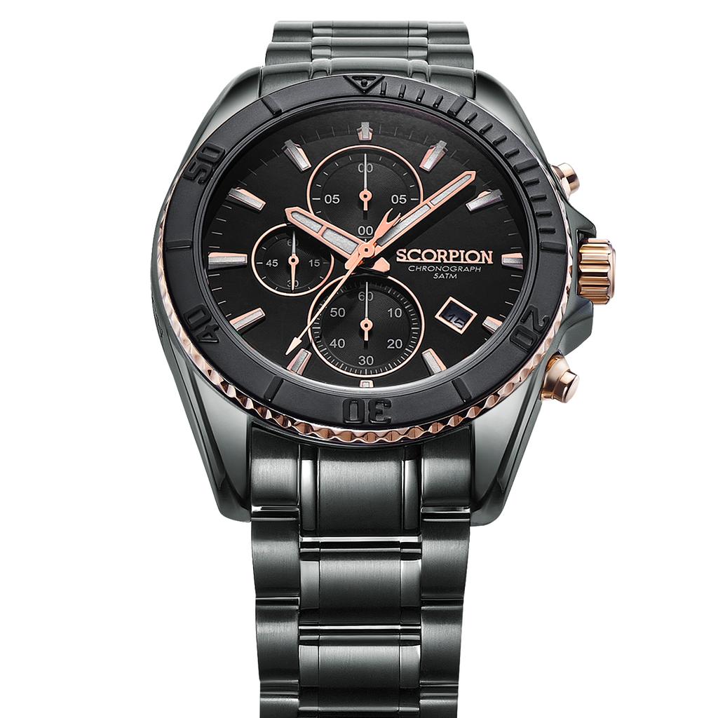 Seukolpion Amun Chronograph Metal Watch Sp3314M-Grg