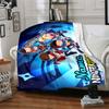 Custom Name Ninja Kidz Theme Printed Blanket - Perfect for Couch, Bed, Travel & Outdoor Use | Machine Washable, Cozy & Durable.
