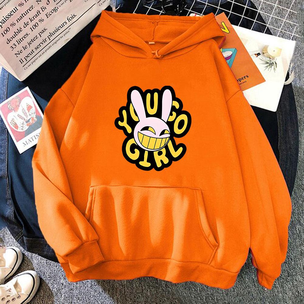 The Amazing Digital Circus Jax Hoodie Men Harajuku Funny Kawaii Hoodies Unisex Cute Rabbit Vintage Pullovers Sweatshirts Cartoon