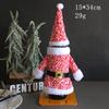 Christmas Decorations, Clothes, Hats, Wine Bottle Covers, Knitted Three-Dimensional Red Wine Set Table, Wine Bags