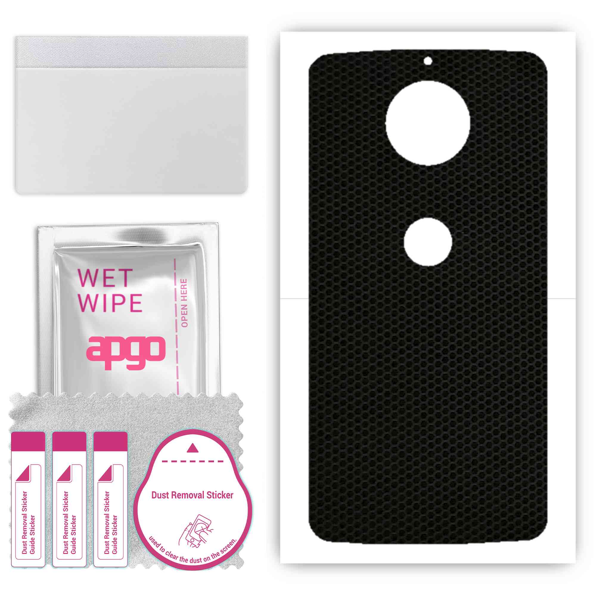 

Apgo Protective Skin Sticker для задньої панелі, сумісної з Motorola Moto G5S Plus, Wrap Film, Foil, Vinyl - Pattern Matrix