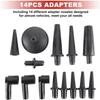 21pcs Hand Held Vacuum Pump Tester Set Vacuum Gauge and Brake Bleeder Kit for Automotive  Auto Diagnostic-tool