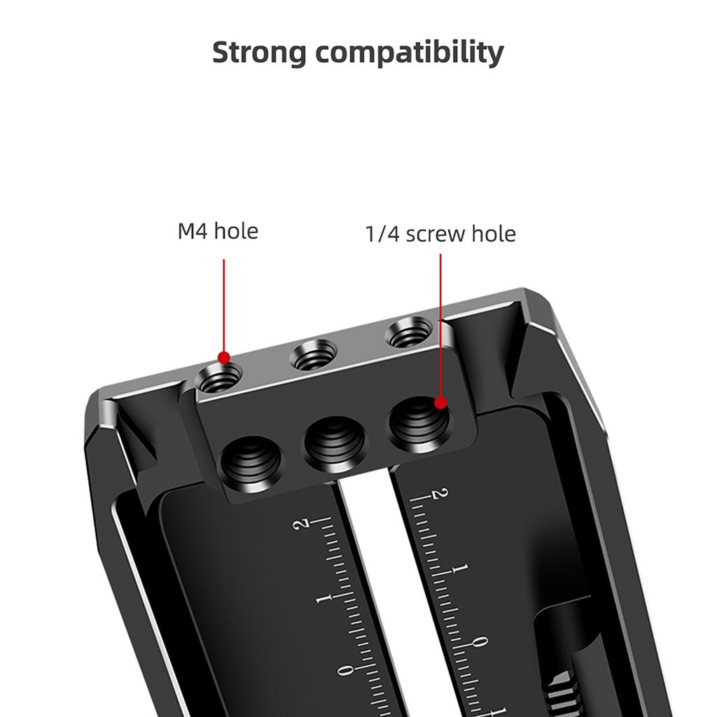 Quick Release Plate for Gimbal Aluminum Alloy Arca Swiss Quick Release Plate Adapter Replacement for DJI Ronin RS2 RSC2