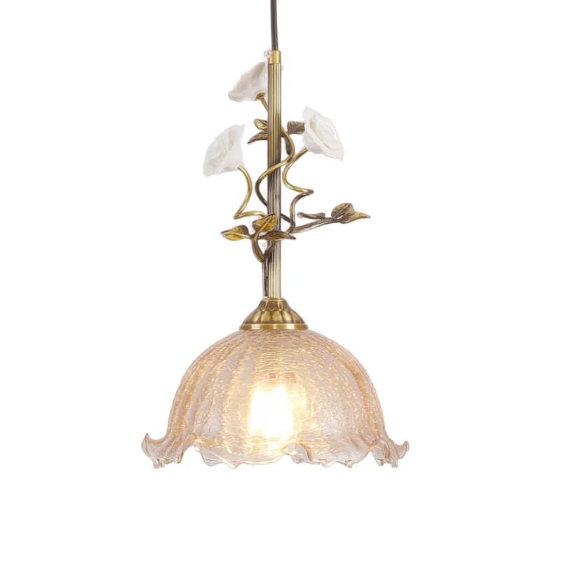 OEING Bedroom Bedside Flower Pendant Light