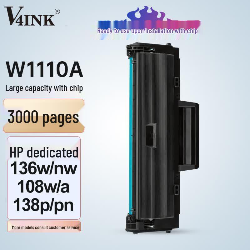 V4INK W1110A/110A Compatible Toner & Drum Units for HP Printers