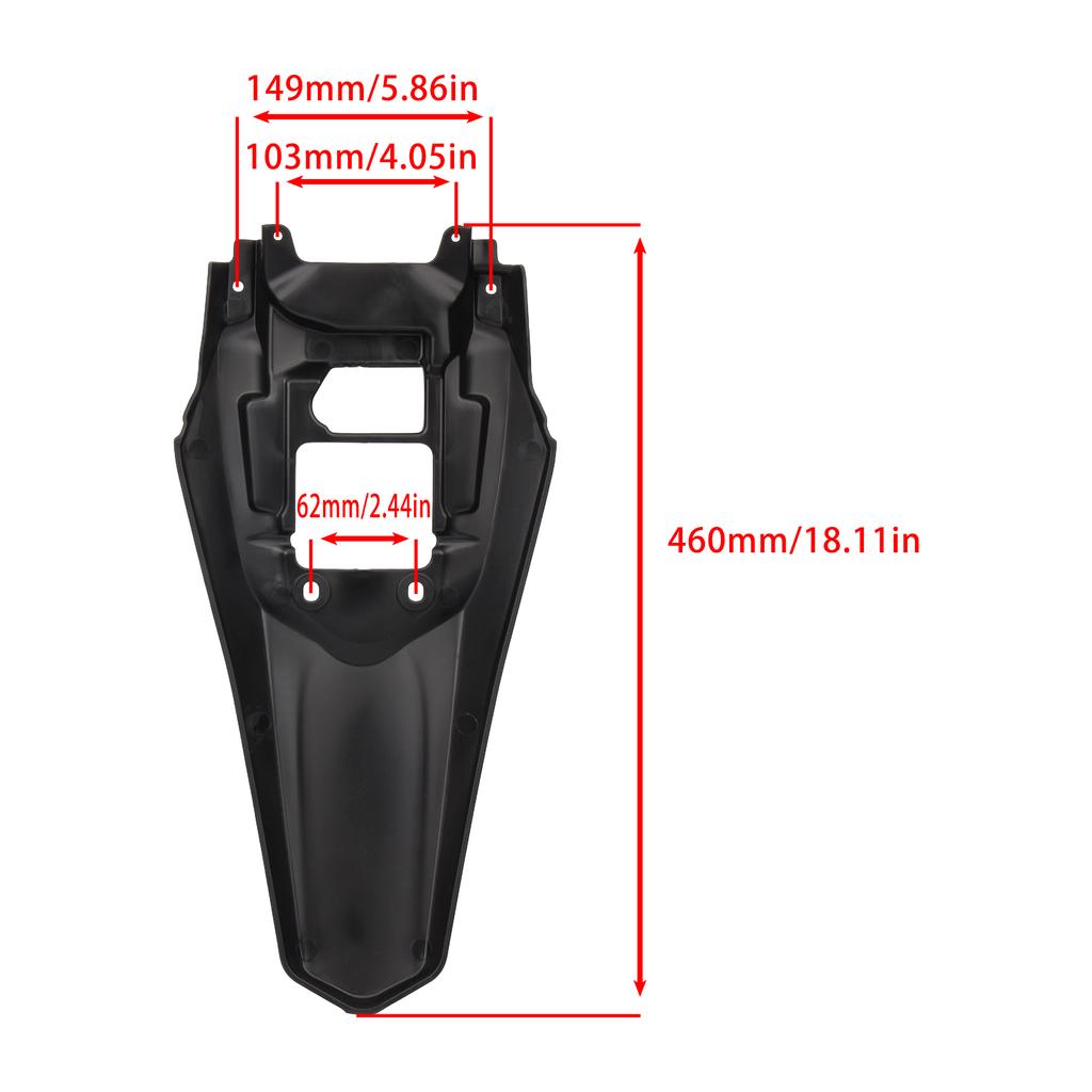 Enduro Motorcycle Rear Fender For Surron Sur-Ron Ultra Bee Enduro Electric DirtBike Supermoto Off Road Racing Mudguard Modified