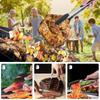 1PC Anti-slip Kitchen Tongs BBQ Stainless Steel Silicone Tip Salad Bread Serving Tool Non-Stick Kitchen Barbecue Food Clamp