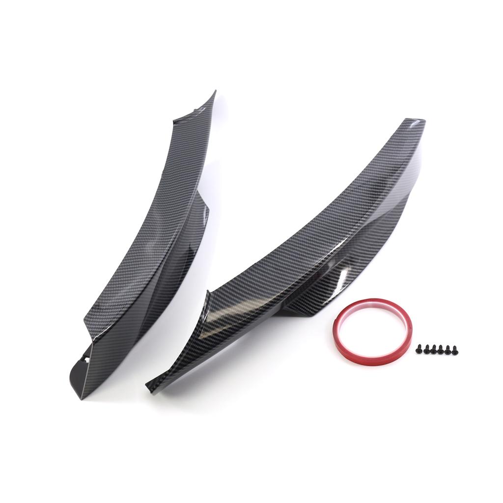 2X Car Front Bumper Lip Splitter Diffuser Cover Guard For BMW E90 E91 3 Series M Tech 2009-2012 Fog Lamp Air Vent Intake