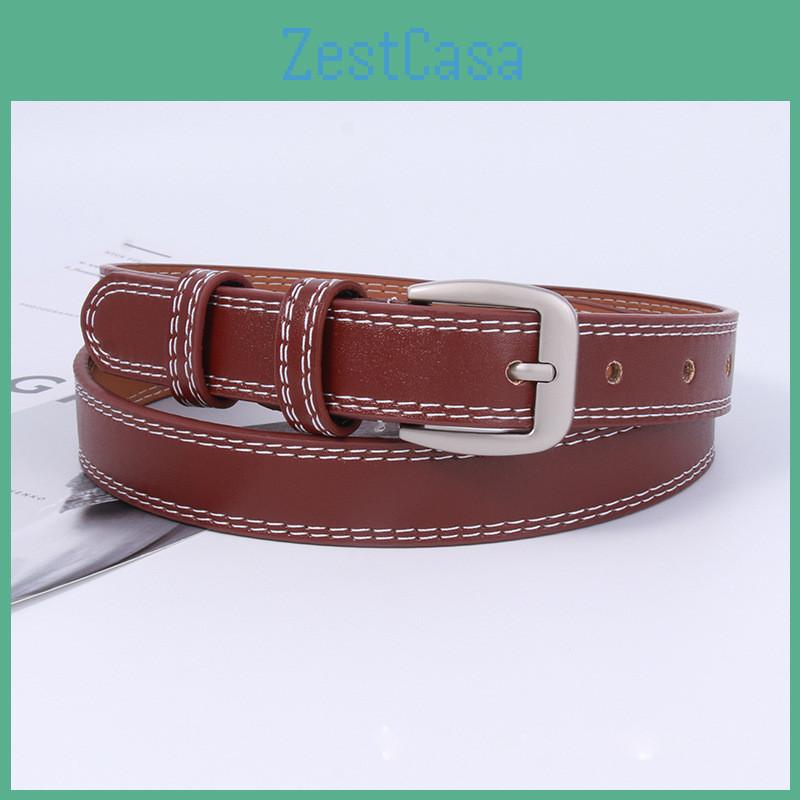 Denim Womens Vintage Belt Minimalist Black Versatile Trendy Accessory Korean