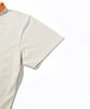 SOUNDSLIFE Big Fit Stripe Collar Polo Shirt Beige