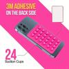 Double Side Silicone Suction Pad For Mobile Phone Fixture Suction Cup Backed 3M Adhesive Silicone Rubber Sucker Pad For Fixed