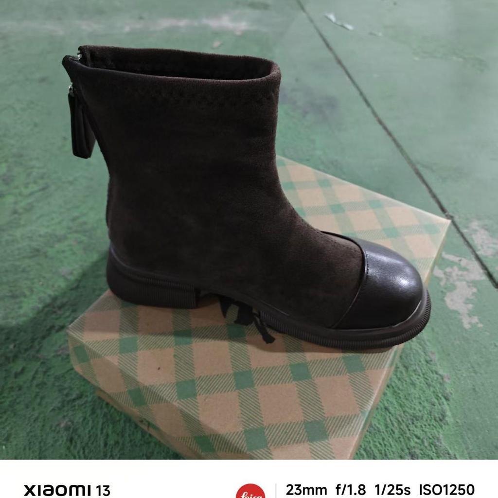 Women's Thick Sole Height-Boosting Elastic Ankle Boots - 2025 Autumn/Winter Petite Fashion