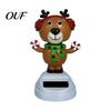 Solar Swing Figures for Cars Powered Dancing Car Ornament, Creative Dashboard Christmas Cartoon Figure Gifts Friends Auto Interior Decoration,