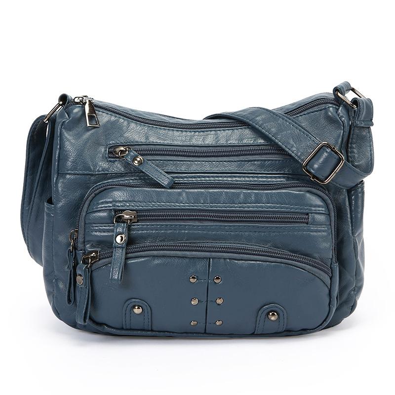 Borsa a Tracolla da Donna Borsa a Spalla Multistrato Vintage