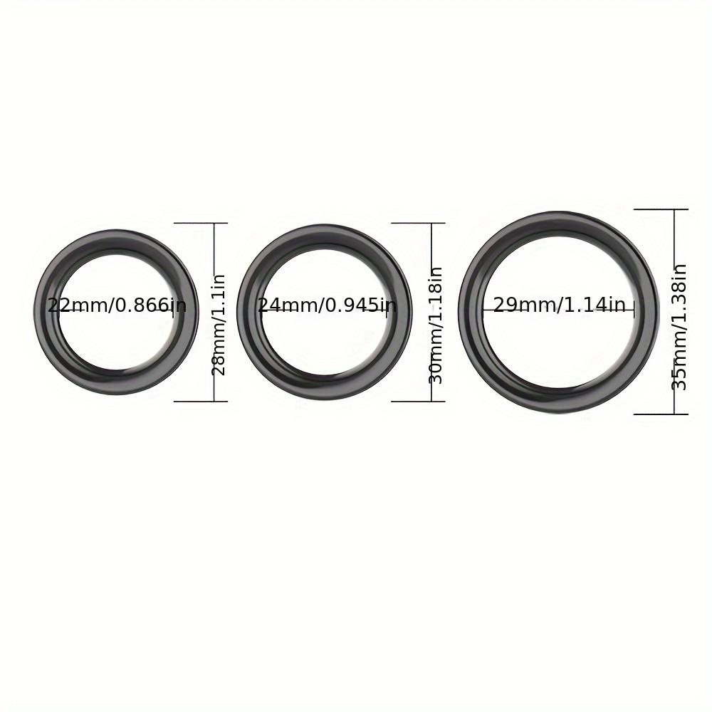 3PCS Reusable Foreskin Correction Ring Cock Ring Foreskin Repair Ring Penis Delay Ejaculation Sex Toys for Men Glans Rings