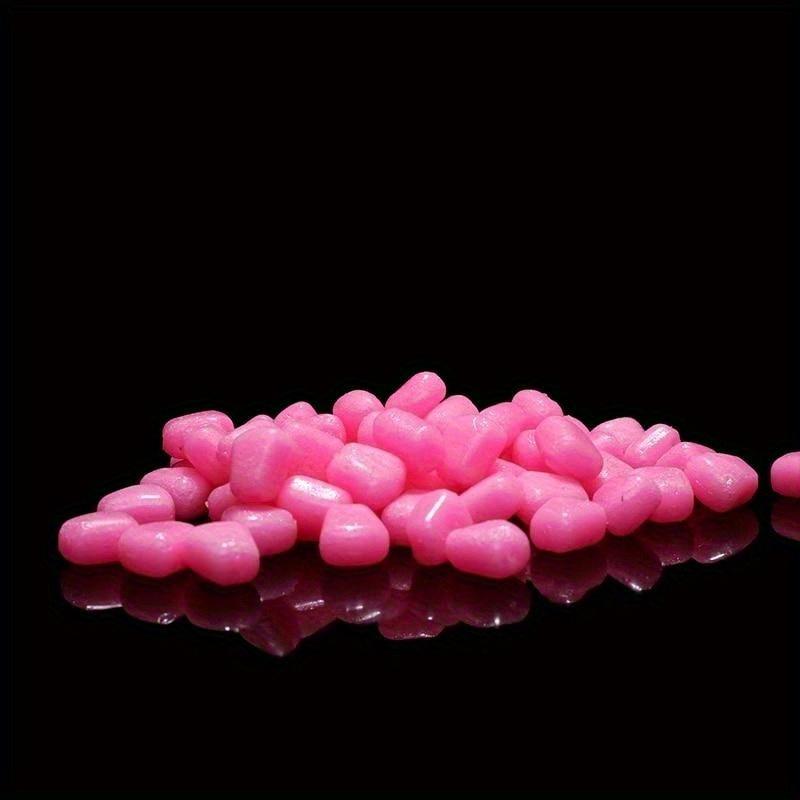100Pcs/Lot Fishing Corn Floating Boilies Flavoured Soft Lure Grass Carp Bait Silicone Soft Plastic Bait Artificial