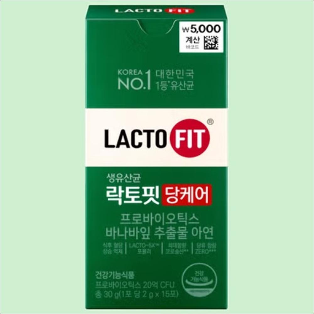 

Chong Kun Dang Health LACTO FIT Blood Sugar Care 15~90 PCS 1 PACK (15pcs)