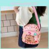Cute Girls Shoulder Bag Checker Print Durable Polyester Kindergarten Everyday Carry Pack