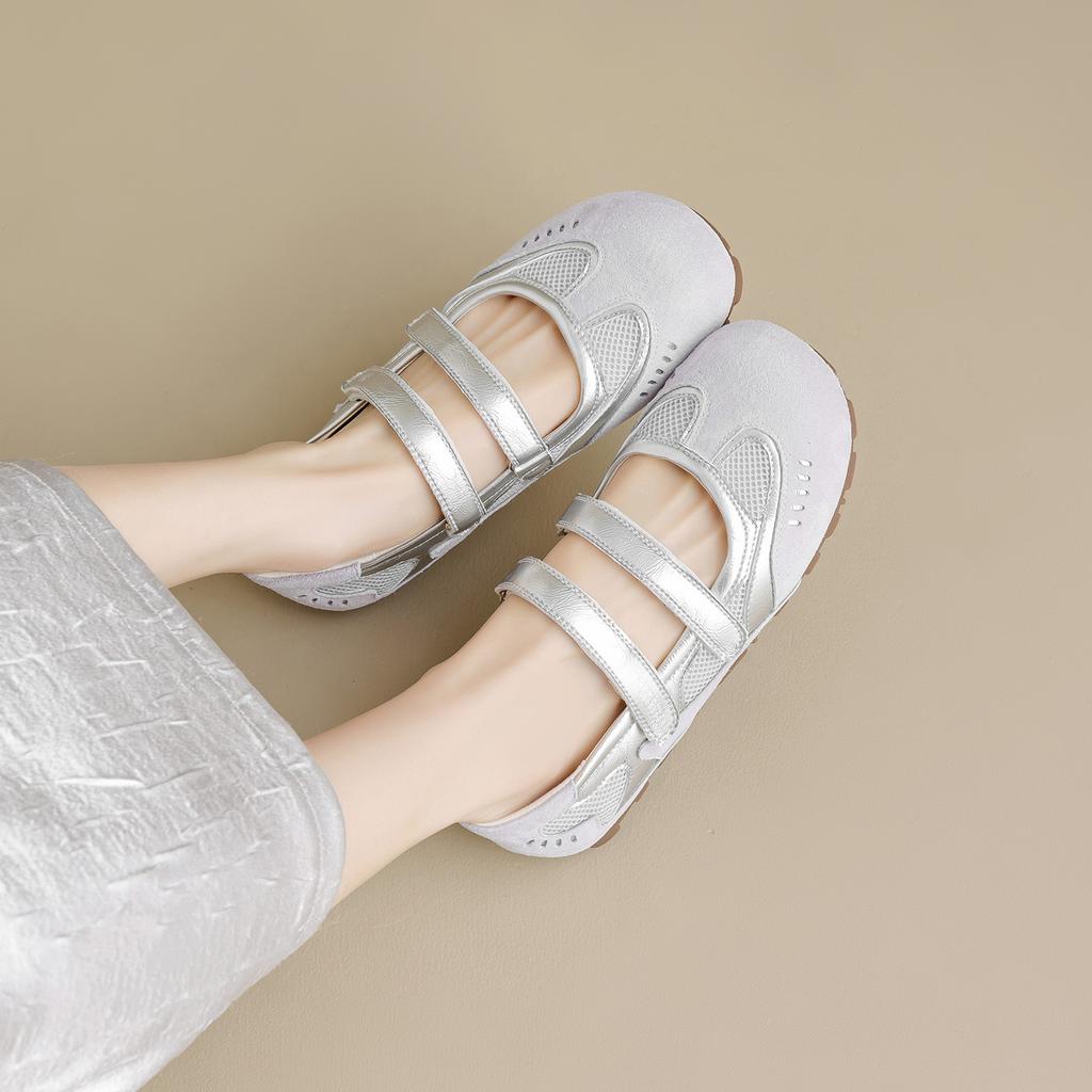 Flat Bottomed Mary Jane Shoes for Women, Spring/summer 2026 New Versatile Shallow Mouth Single Shoes with Skirts, Casual Women's Shoes, Comfortable