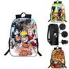Stylish Anime Naruto Book Bag With Durable Design And Adjustable Shoulder Straps