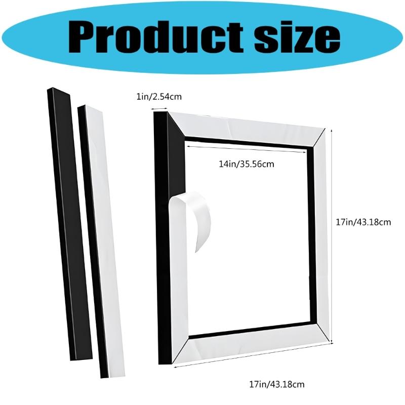 Campers Roof Top AC Seal Gasket Set In EVA Foam With Adhesive Installation Roof Air Conditioner Gasket and Seal Universal
