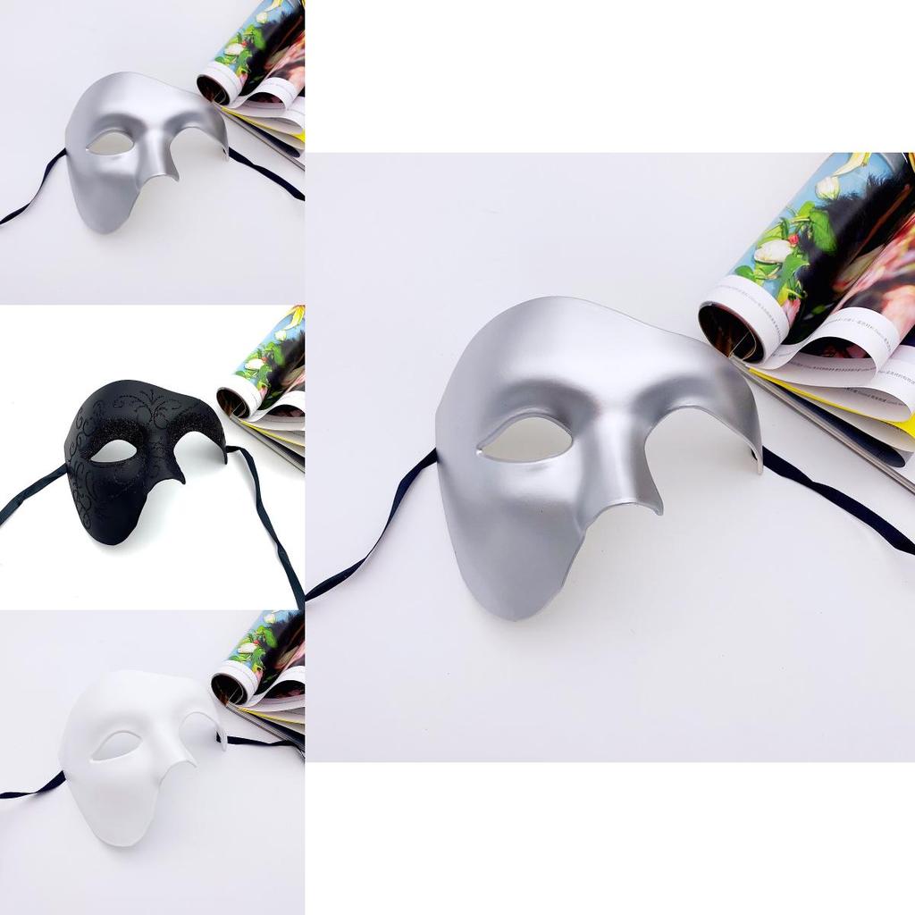 Vintage Phantom Of The Opera Mask With Retro Style For Cosplay And Themed Events
