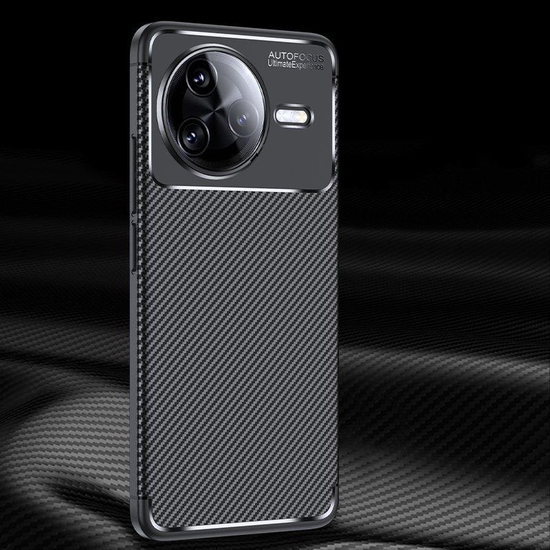For Poco F7 Pro Case Cover Poco F7 Pro Coque Fundas Luxury Business Soft Carbon Fiber Protective Phone Case Poco F7 Pro