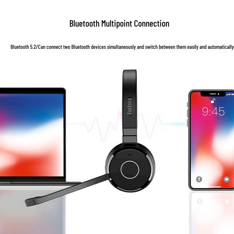 Jabra Evolve 65 TE Wireless Headset