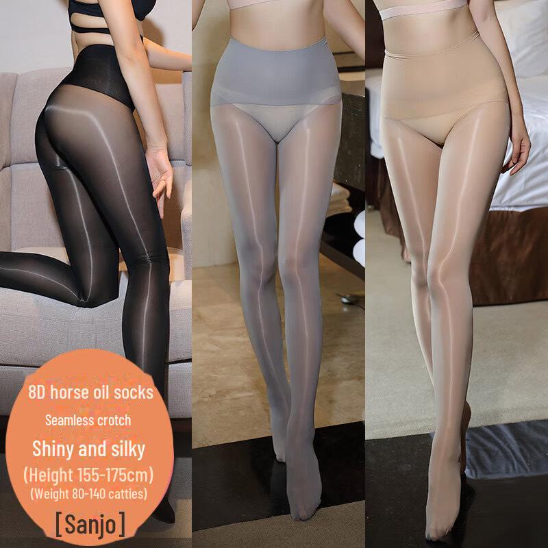 Aurora Shiny 8D High-Waist Slimming Pantyhose