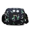 Fashion Flower Pattern Design Ladies Shoulder Bag Multi-pocket Ladies Messenger Bags Fashion High Quality Nylon Women Bag Purse