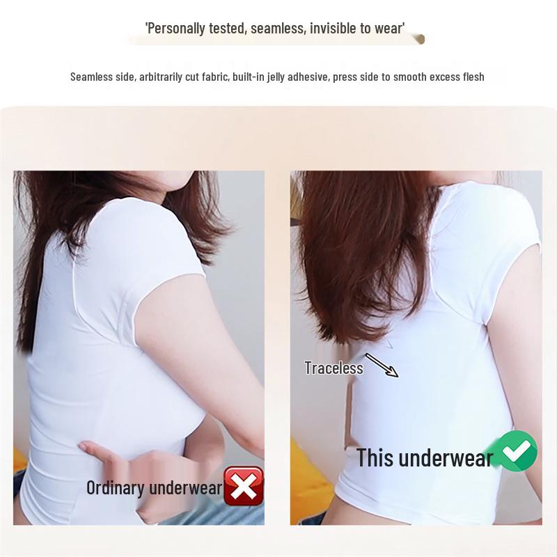 Plus Size Wireless Push-Up Side Support Bra for Large Busts