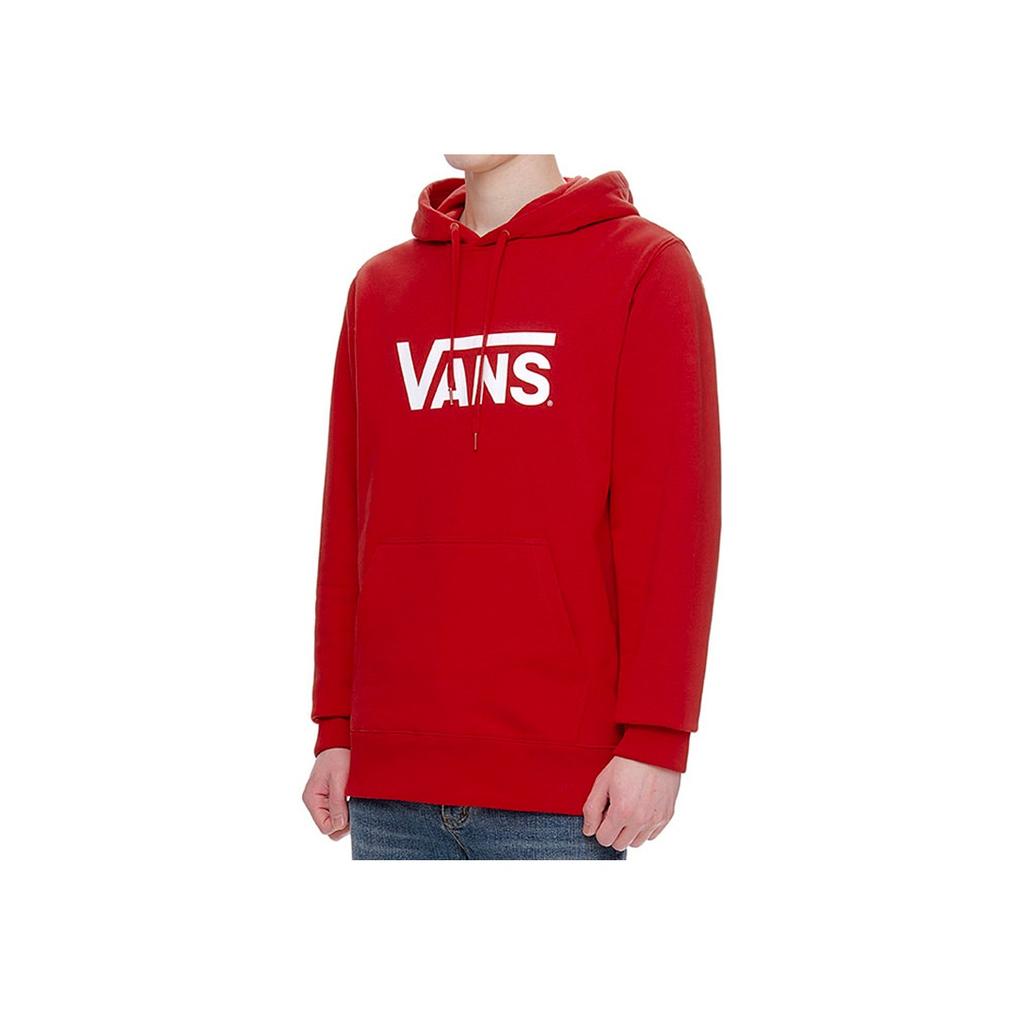 Vans Classic Logo Pullover Hoodie Unisex Tops Red VN0A4MM9IZQ