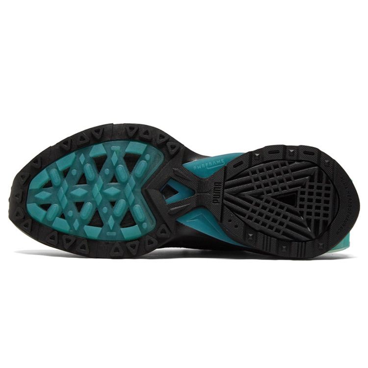 Puma Tênis Unissex PWRFrame OP-1 Equinox Black Elektro Aqua 380698-02