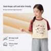 Xiaoyiman Cloud Cotton Girls' Loose Short-Sleeve T-Shirt