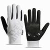 1Pair Men Summer Cycling Gloves Thin Lightweight Non-Slip Wear-Resistant Touchscreen Hiking Fishing Outdoor Sports Unisex
