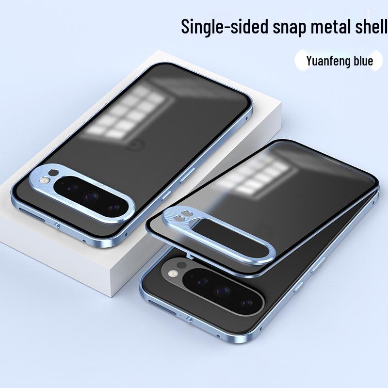 Google10Pro XL Frosted Back Panel & Metal Phone Case Combo