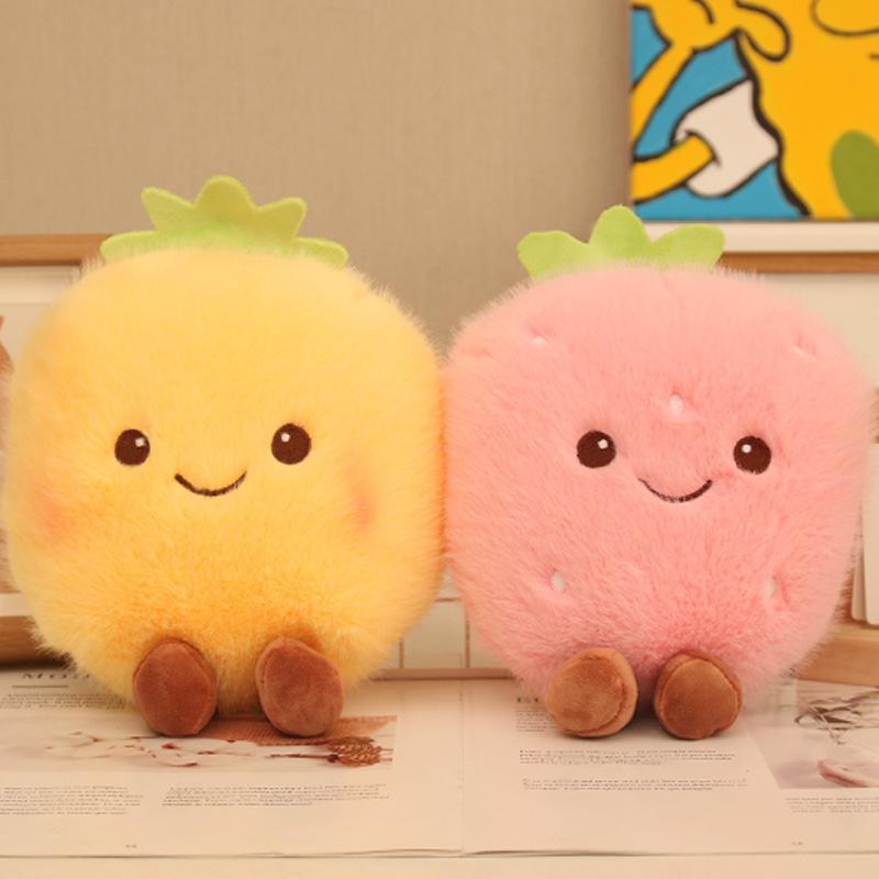 Cute Fun Golden Mink Fruit Series Soft Plush Toy Doll Cute Birthday Gift Grab