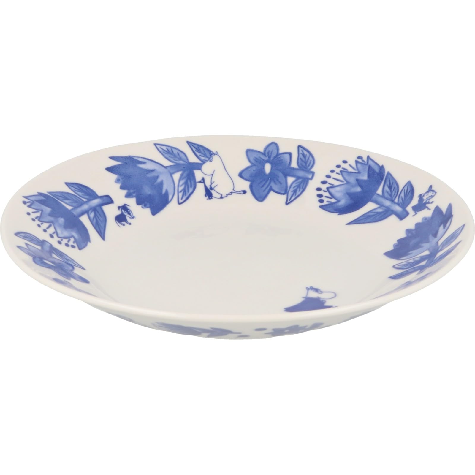 

Тарелка для пасты Муми-тролль Синяя Флора 22 Цветок