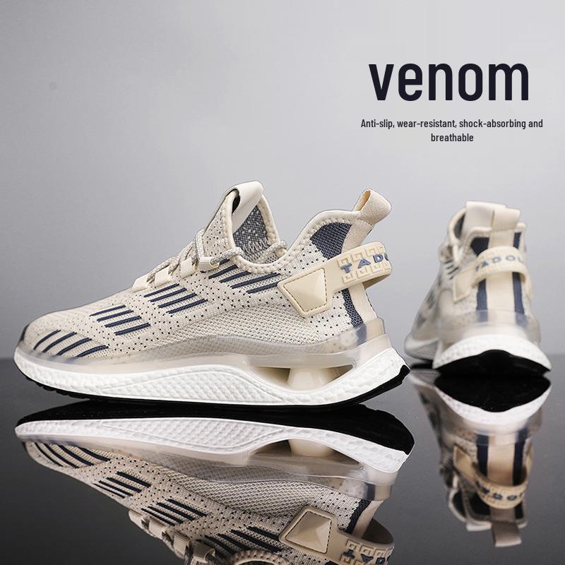 

Мужские 2024 Кроссовки для бега из сетки высокого класса в стиле кэжуал - Универсальный летний дизайн попкорн 41