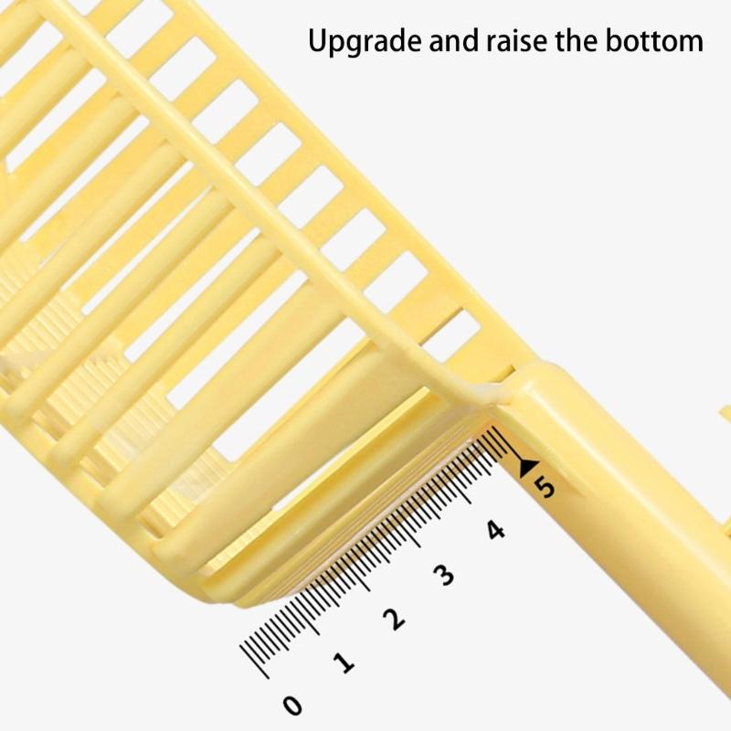 Cats Litters Scoops,Plastic Sifter Cats Litters Shovel Kitties Scooper Mesh Shovel with Long Handle Kitten Poop Lifter