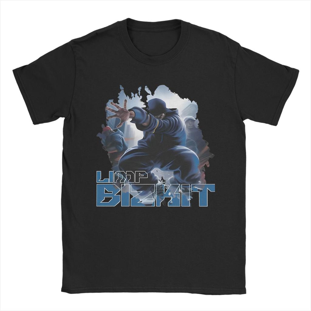 Vintage Limp Bizkit Band Tshirt Unisex Unisexs Crew Neck Pure Cotton T Shirts Rap Rock Short Sleeve Tee Shirt Original Clothing