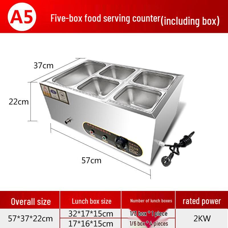 Aokewen Fast Food Heating & Insulation Serving Table