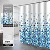 Grade Waterproof Hotel Polyester Shower Curtain Floral Home Bathroom Hospitality