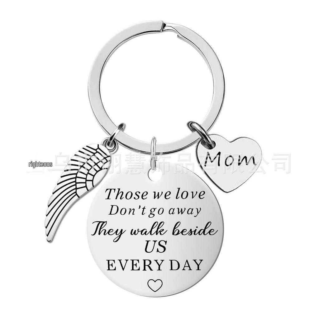 Stainless Steel Mother's Day Keychain Gift