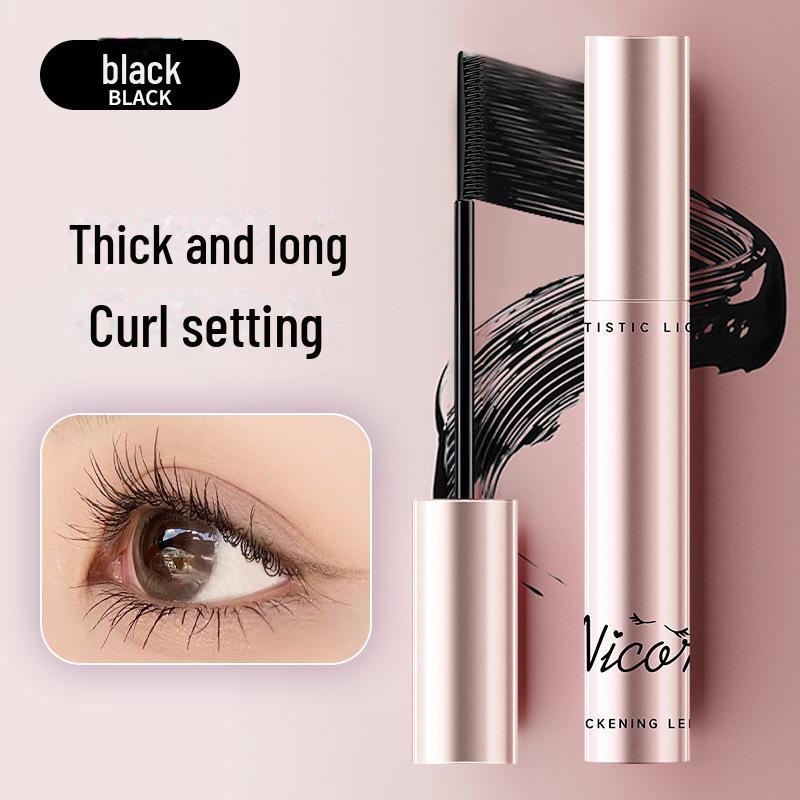 

Тушь для ресниц Nicor Light & Shadow Thick & Long Mascara — тонкая и подкручивающая для студентов, стойкая, водостойкая, точное нанесение