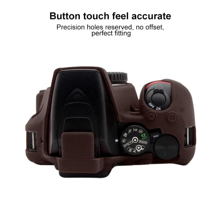 PULUZ Miękkie Silikonowe Etui Ochronne dla Nikon D3500