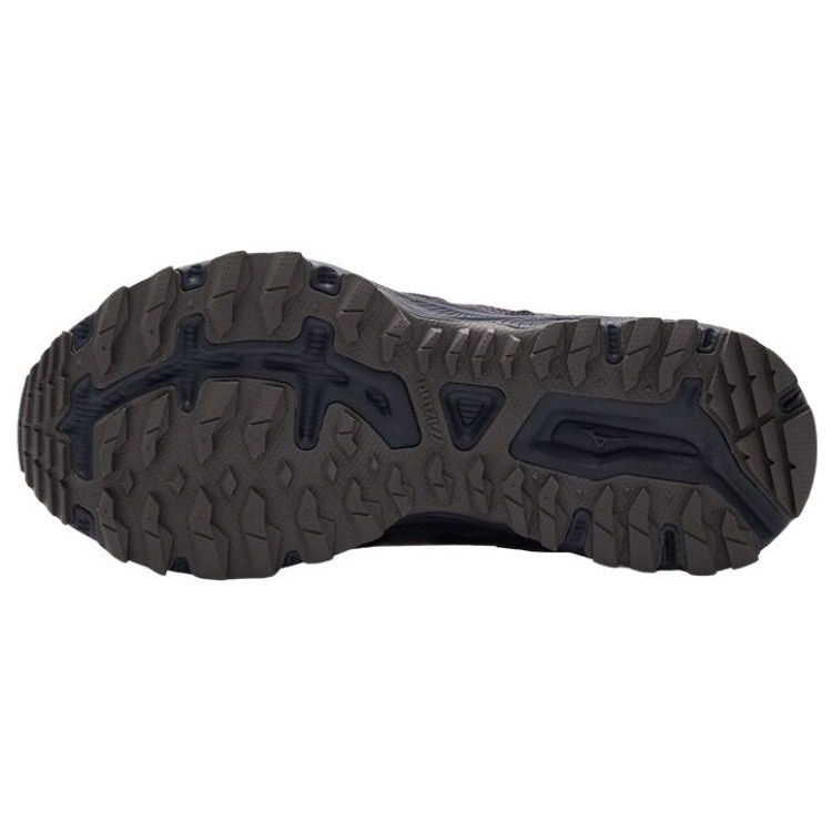 Mizuno Racer Trail Comfortable Versatile Fabric Shock Absorption Breathable Durable Low-Top Casual Running Shoes Unisex Sneakers Black D1GH223807