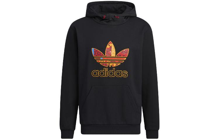 Adidas Originals Sweatshirts Men's Black Hooded Moderate Regular HD0319